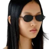 0dl1004 Lunettes de soleil ovales