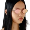 0dl1004 Lunettes de soleil ovales