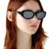 0dl2001 taille 54 Lunettes de soleil style œil de chat