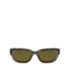 0dl2002 taille 56 Lunettes de soleil rectangulaires