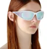 0dl3002 Lunettes de soleil rectangulaires en acétate