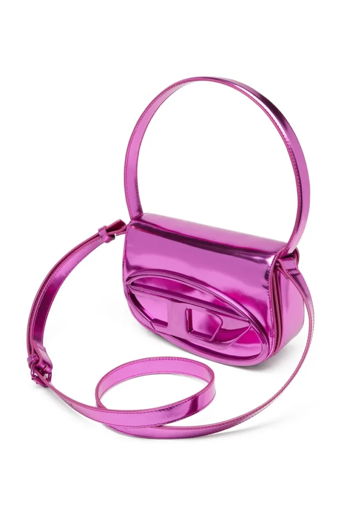 1dr 1DR – Sac à bandoulière emblématique en cuir miroir