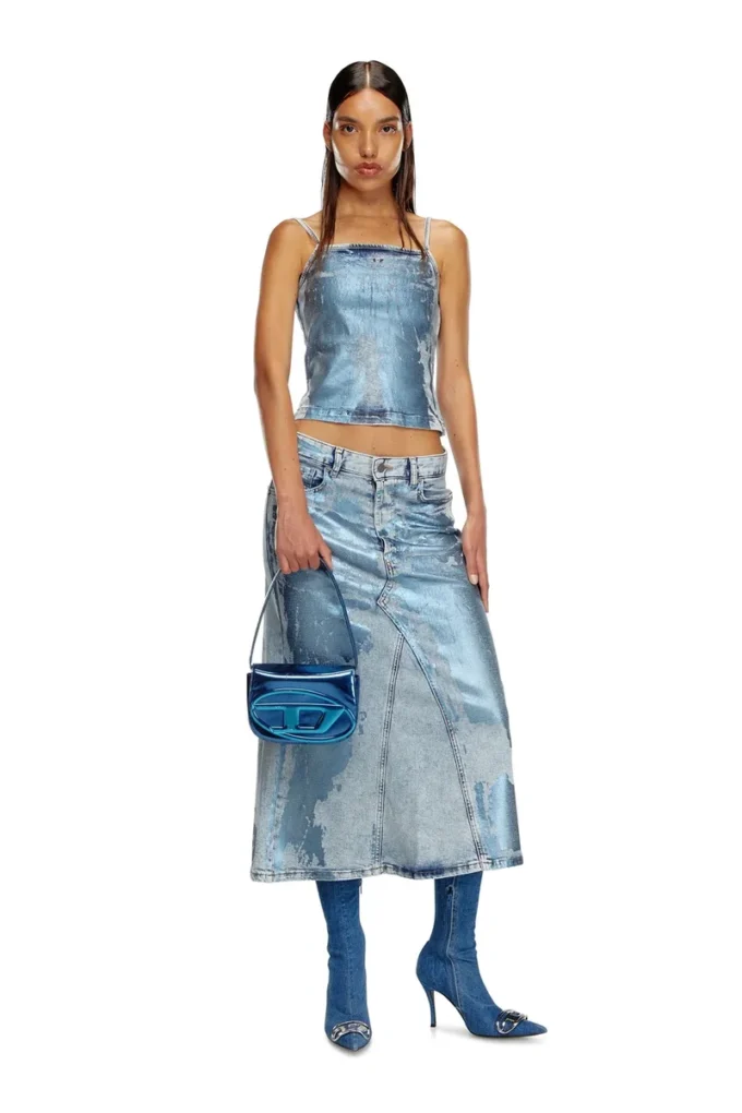 1dr 1DR – Sac à bandoulière emblématique en cuir miroir