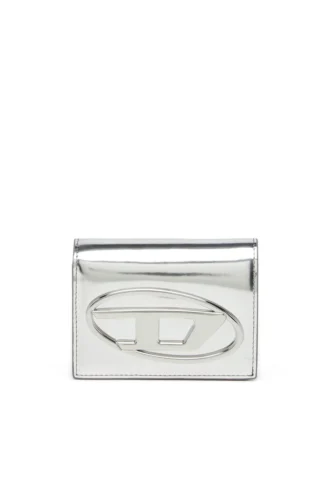 1DR bi fold iii Portefeuille à deux volets en cuir miroir