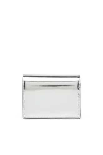 1DR bi fold iii Portefeuille à deux volets en cuir miroir
