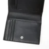 1DR bi-fold zip ii Petit portefeuille en cuir avec plaque logo