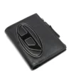 1DR bi-fold zip ii Petit portefeuille en cuir avec plaque logo