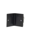 1DR bi-fold zip ii Portefeuille en cuir à deux volets avec logo Oval D