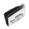 1DR bi-fold zip ii Portefeuille en cuir à deux volets avec logo Oval D