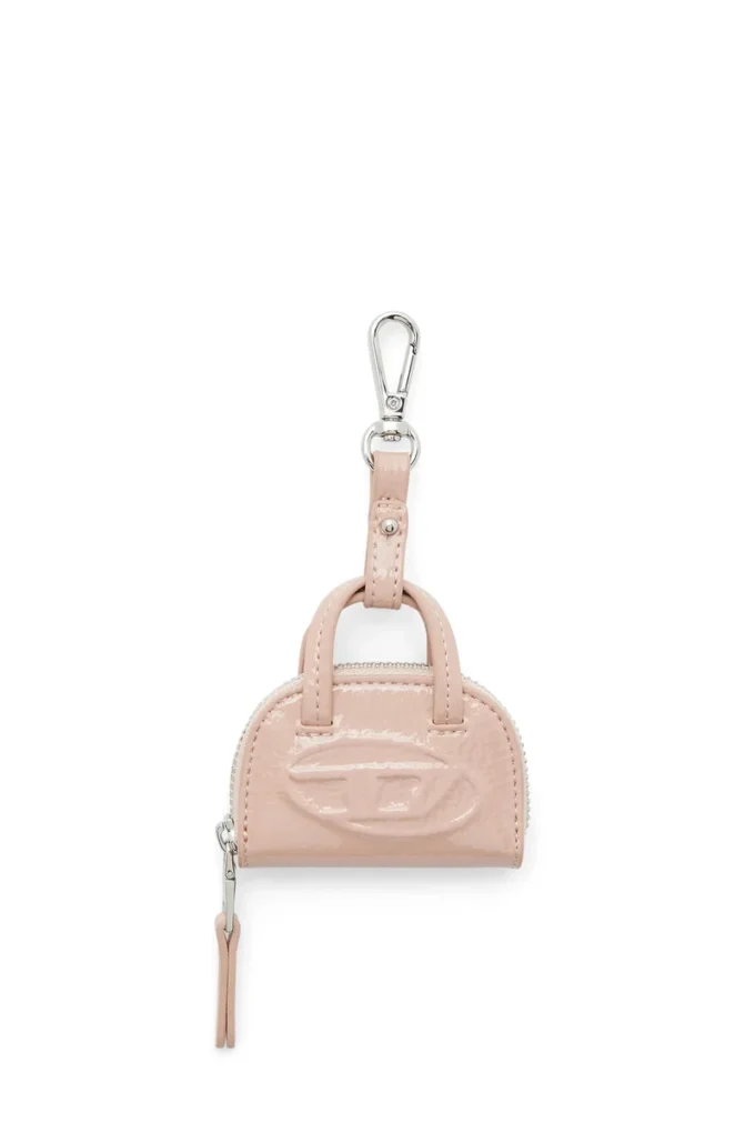 1DR dome charms Charm pour sac en naplak brillant et froissé