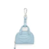 1DR dome charms Charm pour sac en naplak brillant et froissé