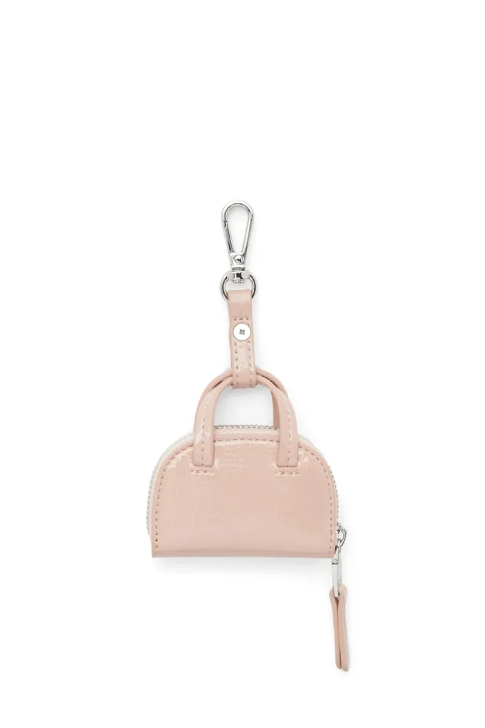1DR dome charms Charm pour sac en naplak brillant et froissé