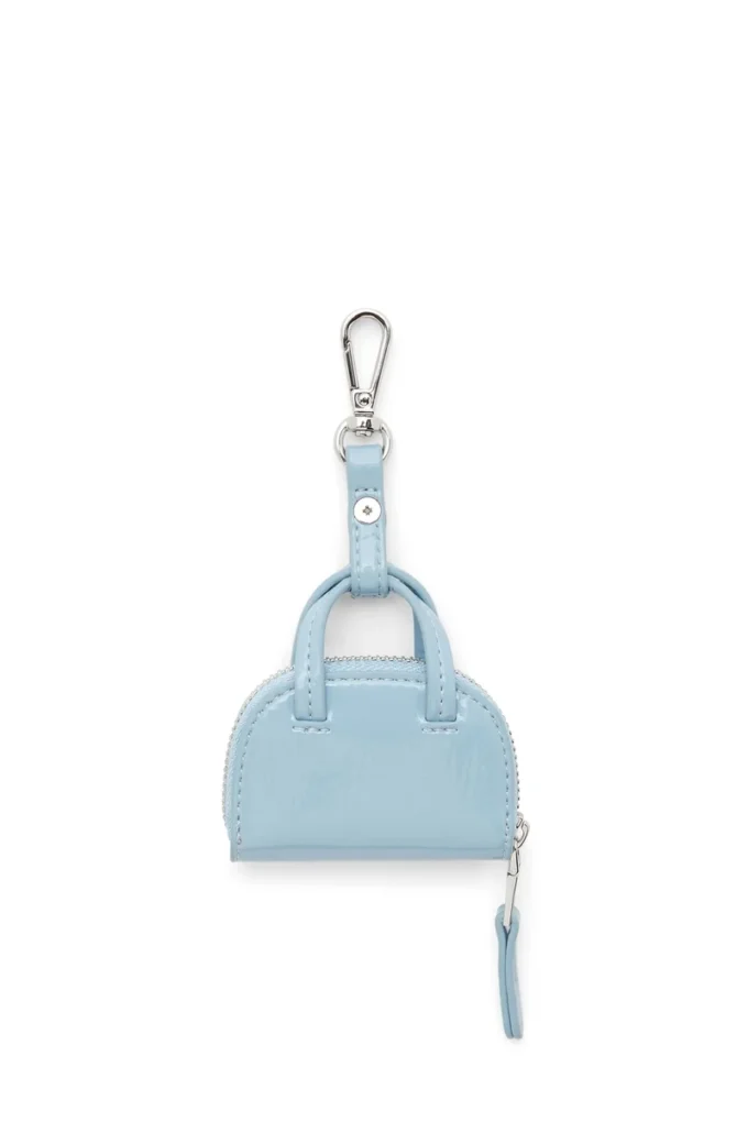 1DR dome charms Charm pour sac en naplak brillant et froissé