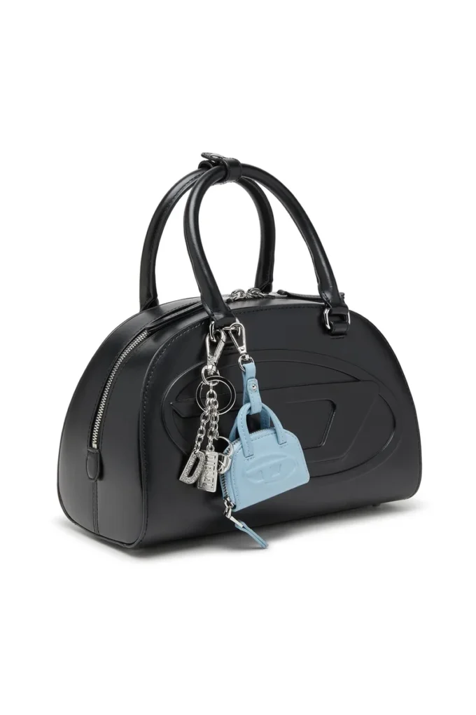 1DR dome charms Charm pour sac en naplak brillant et froissé