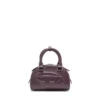 1dr dome crossbody Sac bowling 1DR Dome-Mini en cuir bordeaux