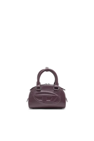 1dr dome crossbody Sac bowling 1DR Dome-Mini en cuir bordeaux