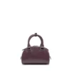 1dr dome crossbody Sac bowling 1DR Dome-Mini en cuir bordeaux