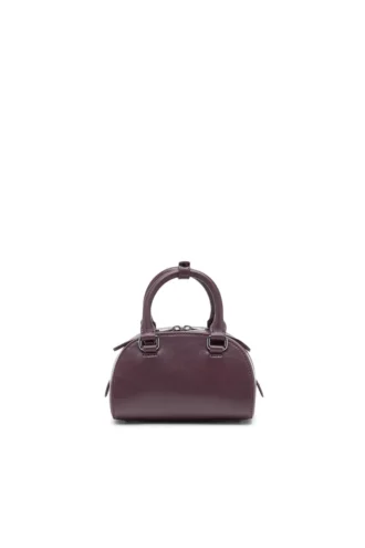 1dr dome crossbody Sac bowling 1DR Dome-Mini en cuir bordeaux