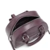 1dr dome crossbody Sac bowling 1DR Dome-Mini en cuir bordeaux