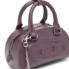 1dr dome crossbody Sac bowling 1DR Dome-Mini en cuir bordeaux