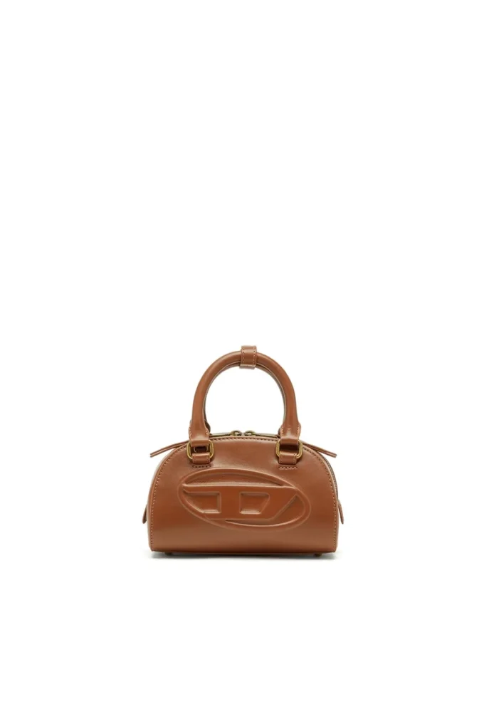 1dr dome crossbody Sac bowling 1DR Dome-Mini en cuir pull-up