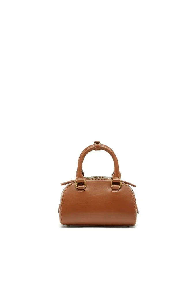 1dr dome crossbody Sac bowling 1DR Dome-Mini en cuir pull-up
