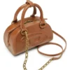 1dr dome crossbody Sac bowling 1DR Dome-Mini en cuir pull-up