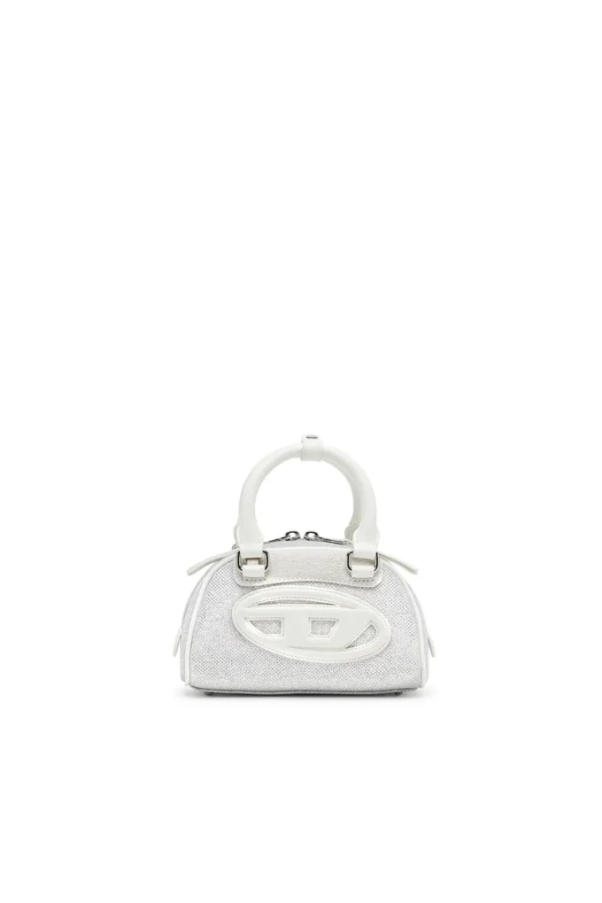 1dr dome crossbody Sac bowling 1DR Dome-Mini en tissu lurex