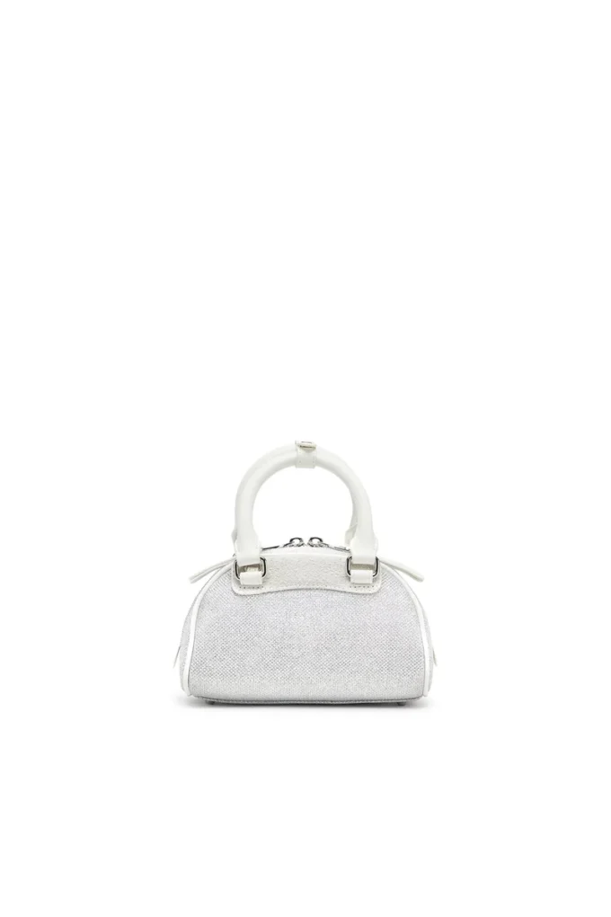 1dr dome crossbody Sac bowling 1DR Dome-Mini en tissu lurex