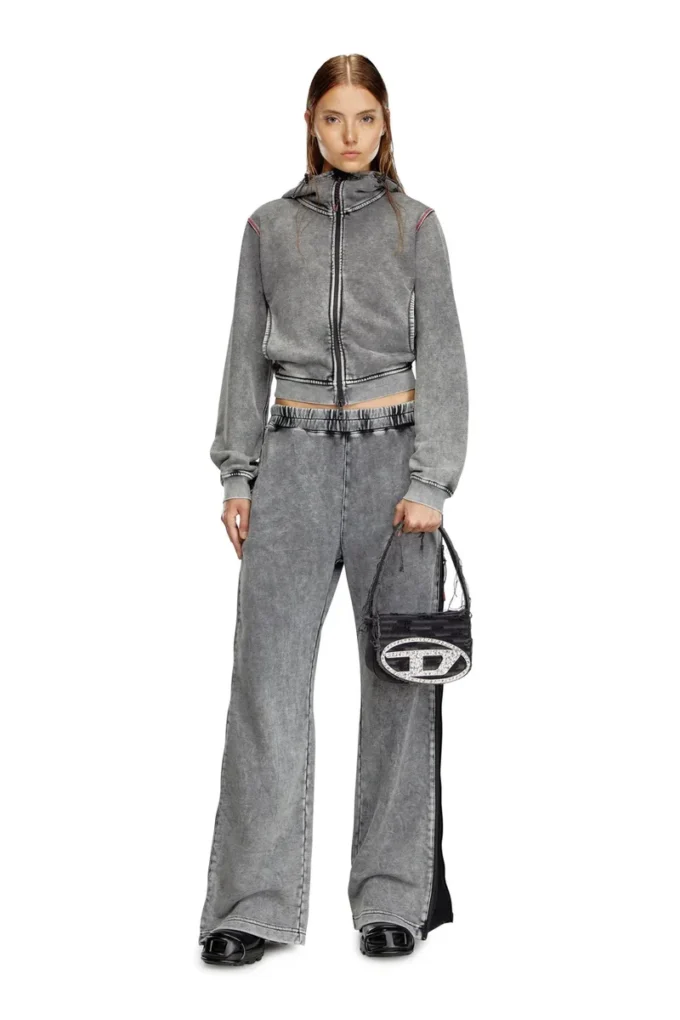 1dr Sac à bandoulière emblématique 1DR en toile et cuir