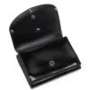 1DR tri fold coin xs ii Portefeuille à trois volets en cuir miroir