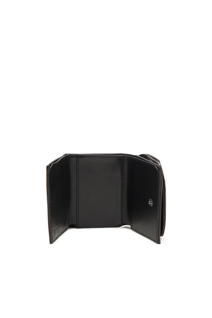 1DR tri fold coin xs ii Portefeuille à trois volets en PU liquide