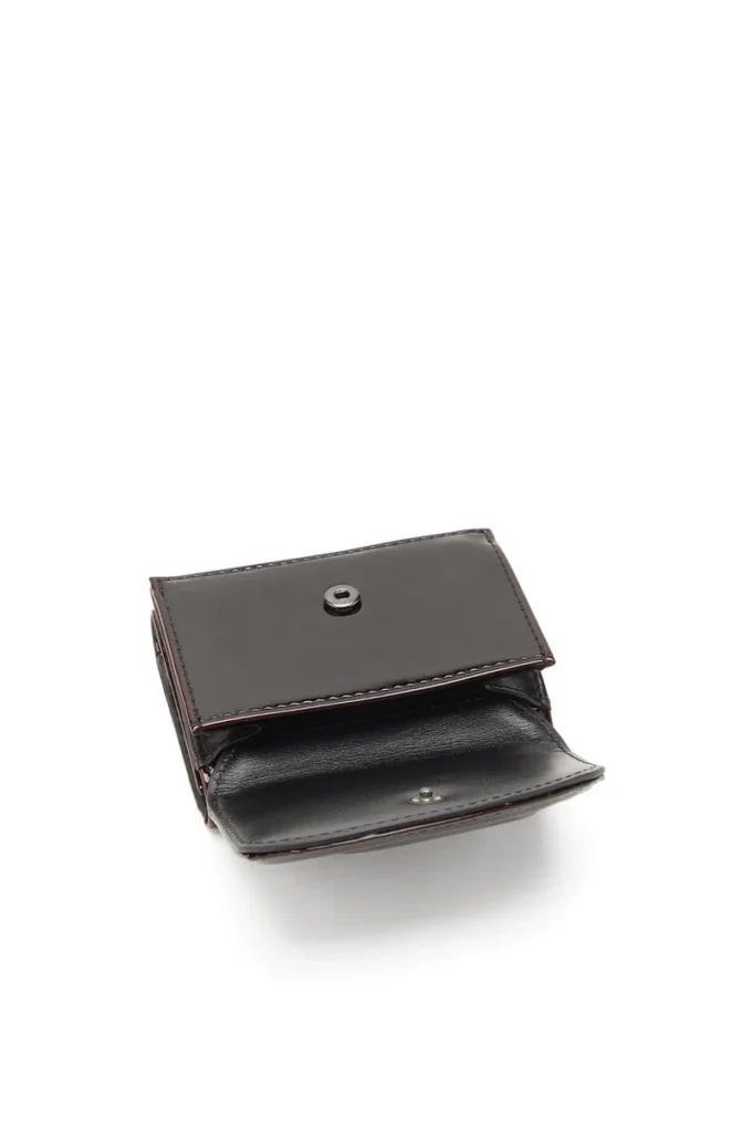 1DR tri fold coin xs ii Portefeuille à trois volets en PU liquide