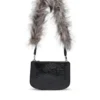 1dr twin Sac à bandoulière 1DR Twin-Double-pouch en cuir gaufré