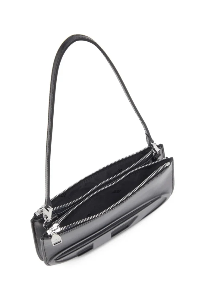 1dr twin Sac à bandoulière 1DR Twin-Double-pouch en cuir imprimé