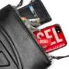 1dr twin Sac à bandoulière 1DR Twin-Double-pouch en cuir imprimé