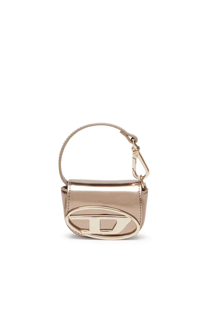 1DR xxs Charm pour sac en cuir métallisé