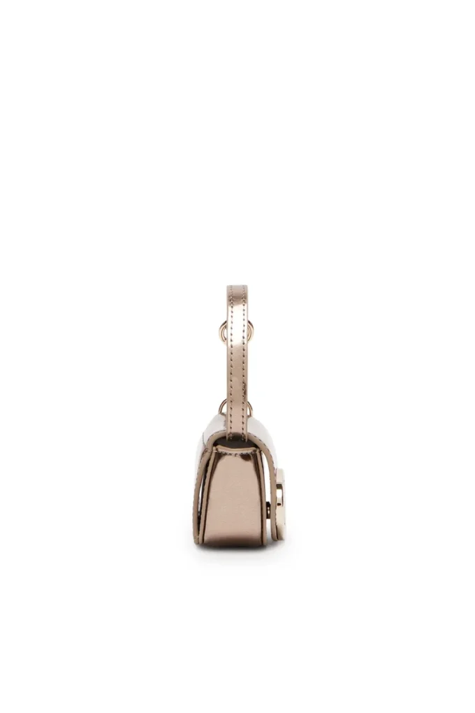 1DR xxs Charm pour sac en cuir métallisé