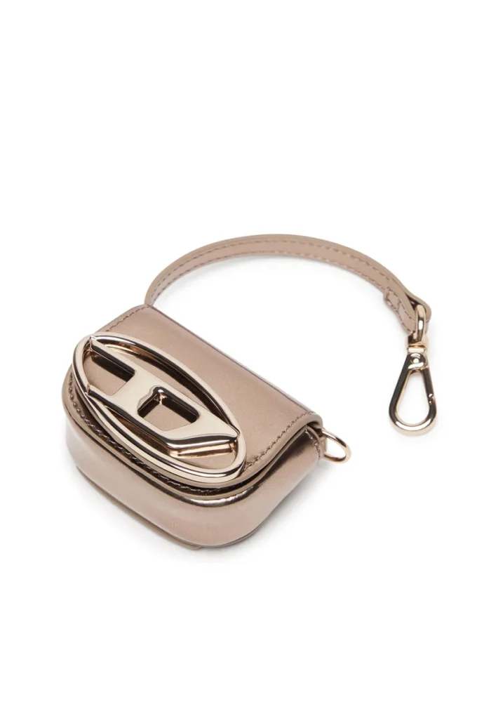 1DR xxs Charm pour sac en cuir métallisé