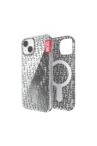 50297 Coque moulée Coque transparente monogramme Magsafe pour iPhone 14