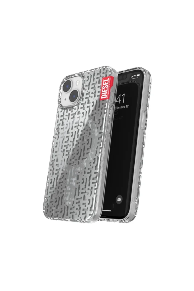 50297 Coque moulée Coque transparente monogramme Magsafe pour iPhone 14
