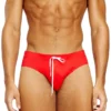 alfie-d-core Maillot de bain en lycra avec logo dans le dos