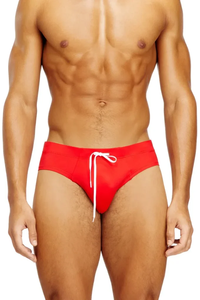 alfie-d-core Maillot de bain en lycra avec logo dans le dos