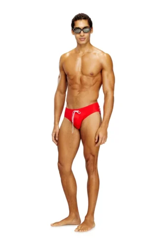 alfie-d-core Maillot de bain en lycra avec logo dans le dos