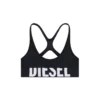 allison-d-pop Soutien-gorge de sport en microfibre avec logo découpé