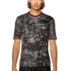 amtee-gael-wt28 T-shirt jacquard camouflage avec imprimé nuageux