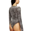 angelica-utlt Body avec imprimé animalier intégral