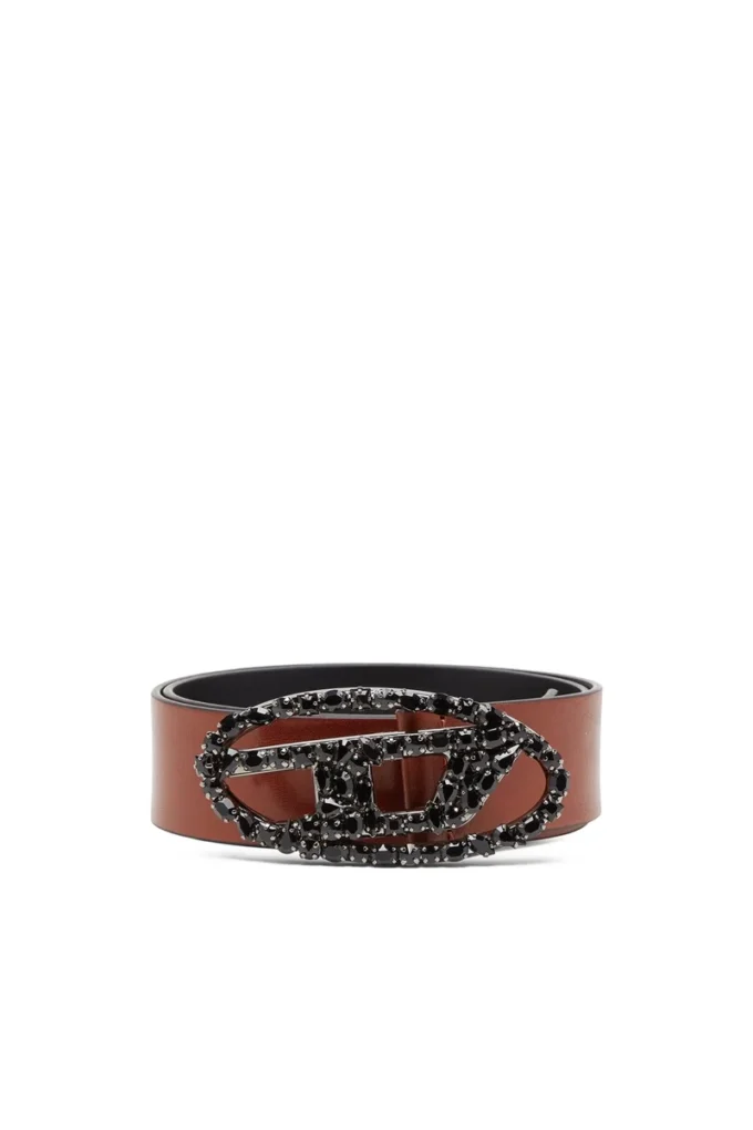 b-1dr 1DR Ceinture en cuir pull-up de 4 cm avec boucle bijou