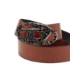 b-1dr 1DR Ceinture en cuir pull-up de 4 cm avec boucle bijou
