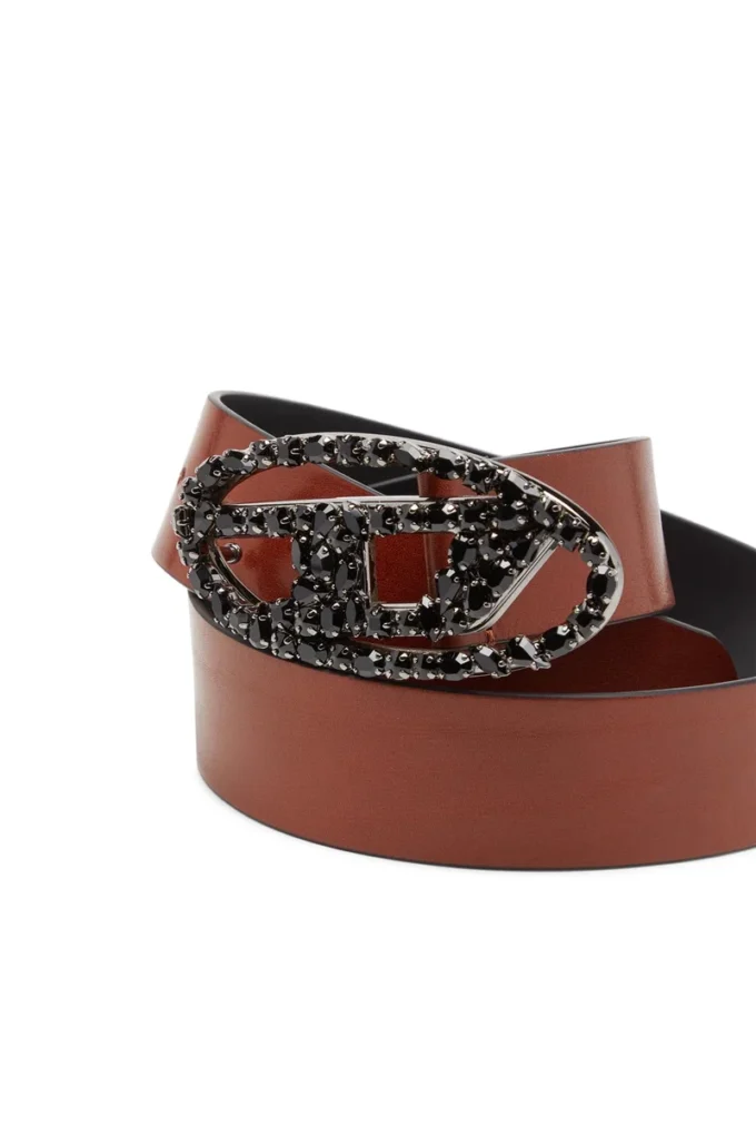 b-1dr 1DR Ceinture en cuir pull-up de 4 cm avec boucle bijou